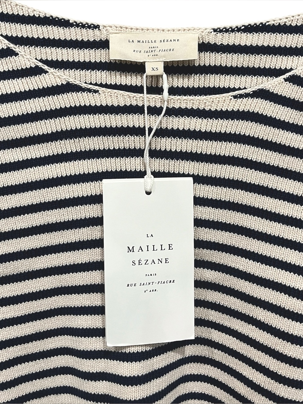 SEZANE DAISY JUMPER STRIPED SWEATER NWT - Picture 4 of 11